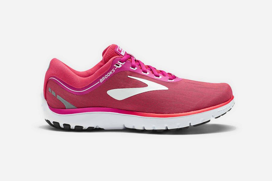 Brooks Pureflow 7 Road Loopschoenen Dames - Roze/Wit - 315648KPV